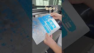 Etching printing on metal sheet making it scratch and solvent resistant [upl. by Assirac]