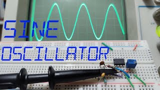 How to Make a Sine Wave Oscillator w an OpAmp Wien Oscillator [upl. by Etteniuq]