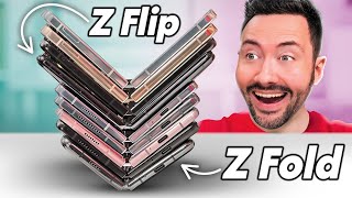 Tous les smartphones pliables de Samsung depuis 4 ans  Galaxy Z Fold  Z Flip [upl. by Akilam89]