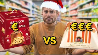 PANETTONE ECONOMICO vs COSTOSO del SUPERMERCATO [upl. by Ruthy229]