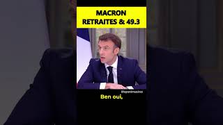 Réforme des retraites amp 493  lutilisation du 493 [upl. by Nemrak191]