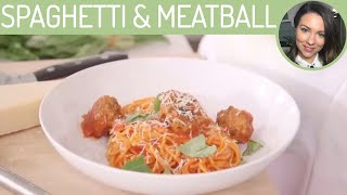 Quick and Easy Italian Spaghetti and Meatball Recipe [upl. by Licha982]