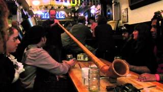 Old German Beer Hall  Milwaukee WI guy makes noises on a horn [upl. by Joseito832]