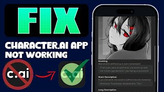 How to Fix Character Ai App Not Working 2024 [upl. by Adnawed]