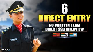 6 SSB Interview Direct Entries 2024 [upl. by Ylrebme947]