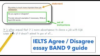 IELTS Writing task 2 agree or disagree essay [upl. by Enniotna357]