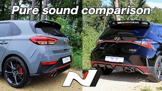 New Hyundai i30N vs i20N  PURE SOUND COMPARISON  PHILIPPKCARS [upl. by Nadiya505]