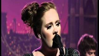 Adele  Chasing Pavements Live Debut on The Late Show with David Letterman [upl. by Ahsrav]