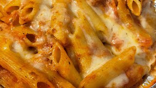 ASMR Eating Sounds Baked Ziti And Garlic Bread No Talking [upl. by Erreip636]