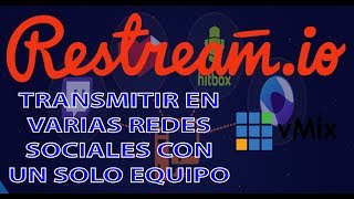 TUTORIAL CONFIGURAR FACEBOOK Y RESTREAM EN UN MISMO STREAMING [upl. by Alletneuq139]