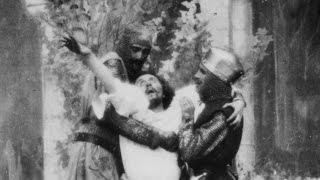 King John 1899  First ever Shakespeare film [upl. by Ayifas865]