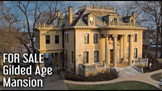 FOR SALE 1900 Gilded Age Mansion with Tiffany Designed Interior [upl. by Attem]