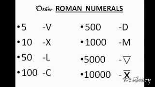 All Roman Numbers [upl. by Lancaster279]