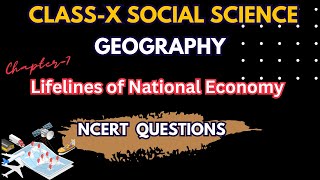 Lifelines of National Economy  Exercise Questions CBSE 2024  CLASS 10 Chapter7 [upl. by Kast]