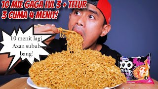 TANBOY KUN SAHUR MAKAN 10 MIE GAGA LVL3 CUMA 4 MENIT [upl. by Llerrom652]