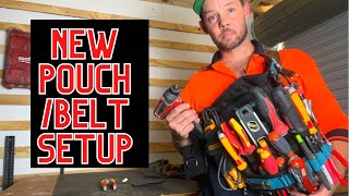 Makita Tool Belt and Pouch Electricians every day carry setup [upl. by Ainniz]