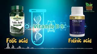 الفرق بين ال Folic acid و ال Folinic acid ؟ ماهو الفرق بين الفوليك اسيد والفولينيك اسيد ؟ [upl. by Rona640]