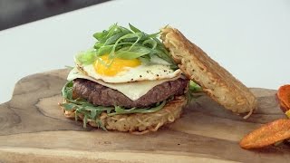 An Epic Ramen Burger from Maruchan [upl. by Sadnac723]