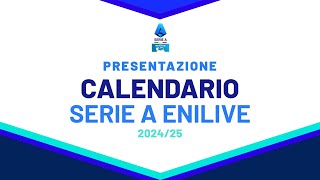 🔴 LIVE  quotConto alla rovesciaquot  Il Nuovo Calendario della Serie A Enilive 20242025 [upl. by Nyahs]