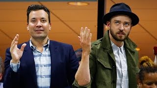 Justin Timberlake amp Jimmy Fallon Dance to quotSingle Ladiesquot at US Open [upl. by Allard912]