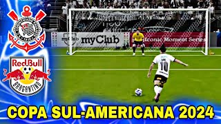 PÊNALTIS Corinthians x Bragantino Copa SulAmericana 2024 [upl. by Analad]