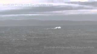 Northlink ferry crossing Pentland Firth to Orkney Isles Scotland [upl. by Einor]