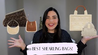 MY TOP 10 SHEARLING BAGS FT FENDI LV POLENE CELINE JAQUEMUS [upl. by Leis]