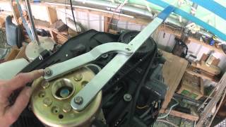 Honda Outboard Timing Belt Removal Part1 [upl. by Iat]