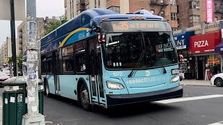 NYCT Bus 2018 New Flyer XN60 1072 on the Bx35 at 167th Street and Morris Avenue [upl. by Dud]