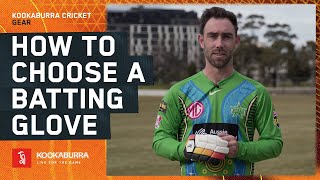 How to Choose a Batting Glove with Glenn Maxwell  Kookaburra Cricket [upl. by Uno]