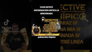 INFORMACIÓN HIPICA HIPODROMO LA RINCONADA DOMINGO 3 NOVIEMBRE 2024 DATOS SUPER FIJOS DEL DETECTIVE [upl. by Ekaterina]