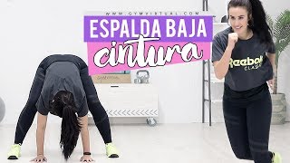 Rutina para eliminar grasa espalda baja y cintura  Cardio intenso [upl. by Elma80]