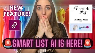 NEW Feature on Poshmark JUST Released  Smart List AI [upl. by Killie682]