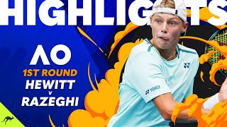 Cruz Hewitt v Alexander Razeghi  2024 Australian Open Round 1 Highlights  Wide World Of Sports [upl. by Anigroeg803]