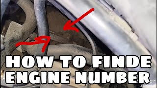 How to find Mercedes Engine number [upl. by Toomay]