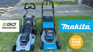 Makita XGT 40V Max Mower VS Ego Select Cut 21 Inch [upl. by Onimod]