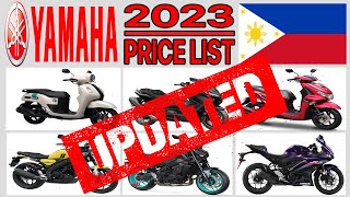 Yamaha Motorcycle Price List In Philippines 2023 UPDATED [upl. by Noiroc267]