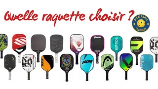 Les raquettes de pickleball [upl. by Alaster]