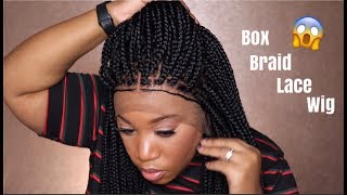 This Looks So Realistic 🤔👀  Box Braid Lace Frontal Wig  RayzeeSignatureHairs [upl. by Hserus927]