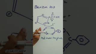 Formula of Benzoic acid  Resonating structure of Benzoic acid structure of Benzoic acid [upl. by Velma]