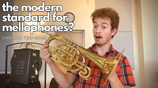 Yamaha YMP204M Mellophone  Instrument Reviews [upl. by Hillman]