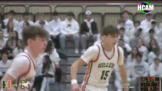 Hopkinton Hillers Boys Basketball VS Norwood December 13 2022 [upl. by Ainesey]