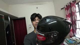 STUDDS Raider Glossy Black Helmet Unboxing [upl. by Blalock]