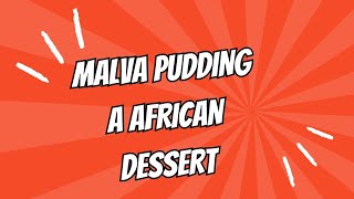 Malva pudding recipe for my daughters heritage project at school It was yummy [upl. by Gardener266]