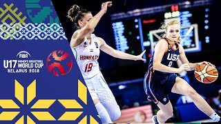 Hungary v USA  Full Game  SemiFinals  FIBA U17 Women’s Basketball World Cup 2018 [upl. by Nica]