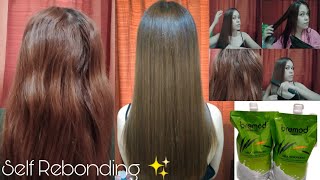 HOW TO REBOND YOUR OWN HAIR AT HOME  SUPER EASY STEP BY STEP TUTORIAL  VAN JAVIER [upl. by Elysee626]