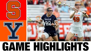 3 Syracuse vs 6 Yale Highlights  2024 NCAA Womens Lacrosse Championships  Quartefinals [upl. by Nerland]