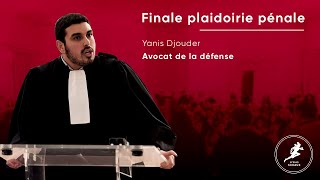 Yanis Djouder  Finale Lysias Sceaux 2020  Plaidoirie pénale [upl. by Duntson]