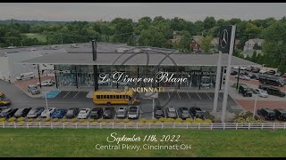 Diner en Blanc  Cincinnati 2022 Official Video [upl. by Elleirua]