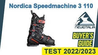 Nordica Speedmachine 3 110  NeveItalia SkiTest 20222023 [upl. by Nuawed]